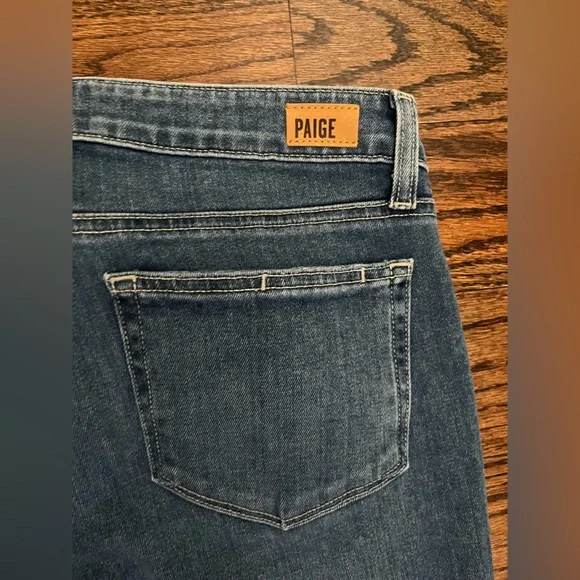 NWOT PAIGE Denim Skyline Boot Women's Blue Flare Jeans, Size 30